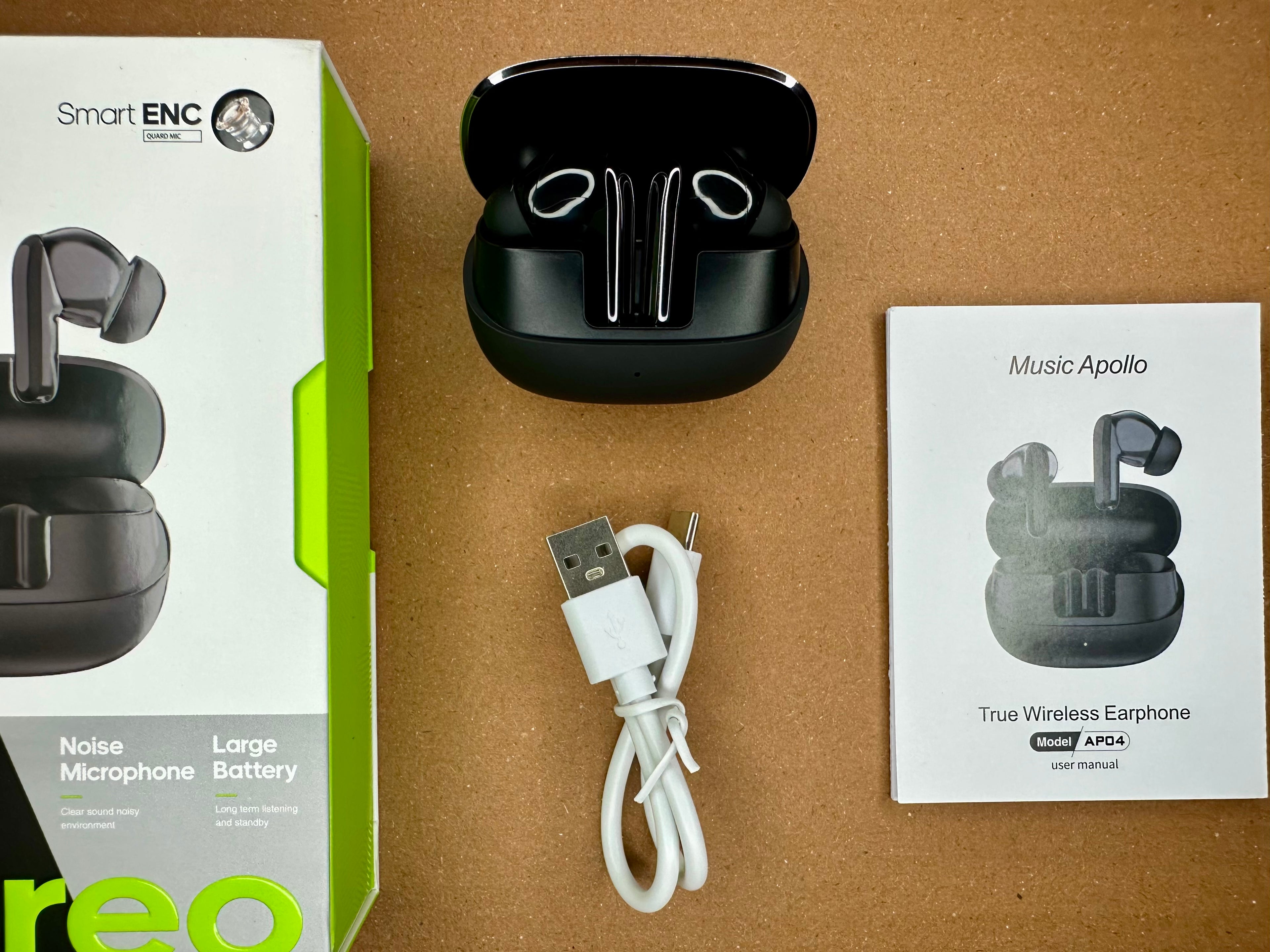 Music Apollo AP04 Wireless Earbuds🔥 Heavy Bass | Clear Calls | Gaming Mode